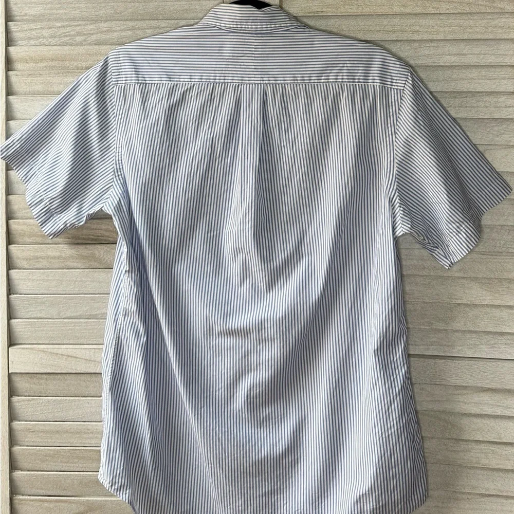 Polo Ralph Lauren Blue Striped Button Up Shirt. Small Great Condition Preppy